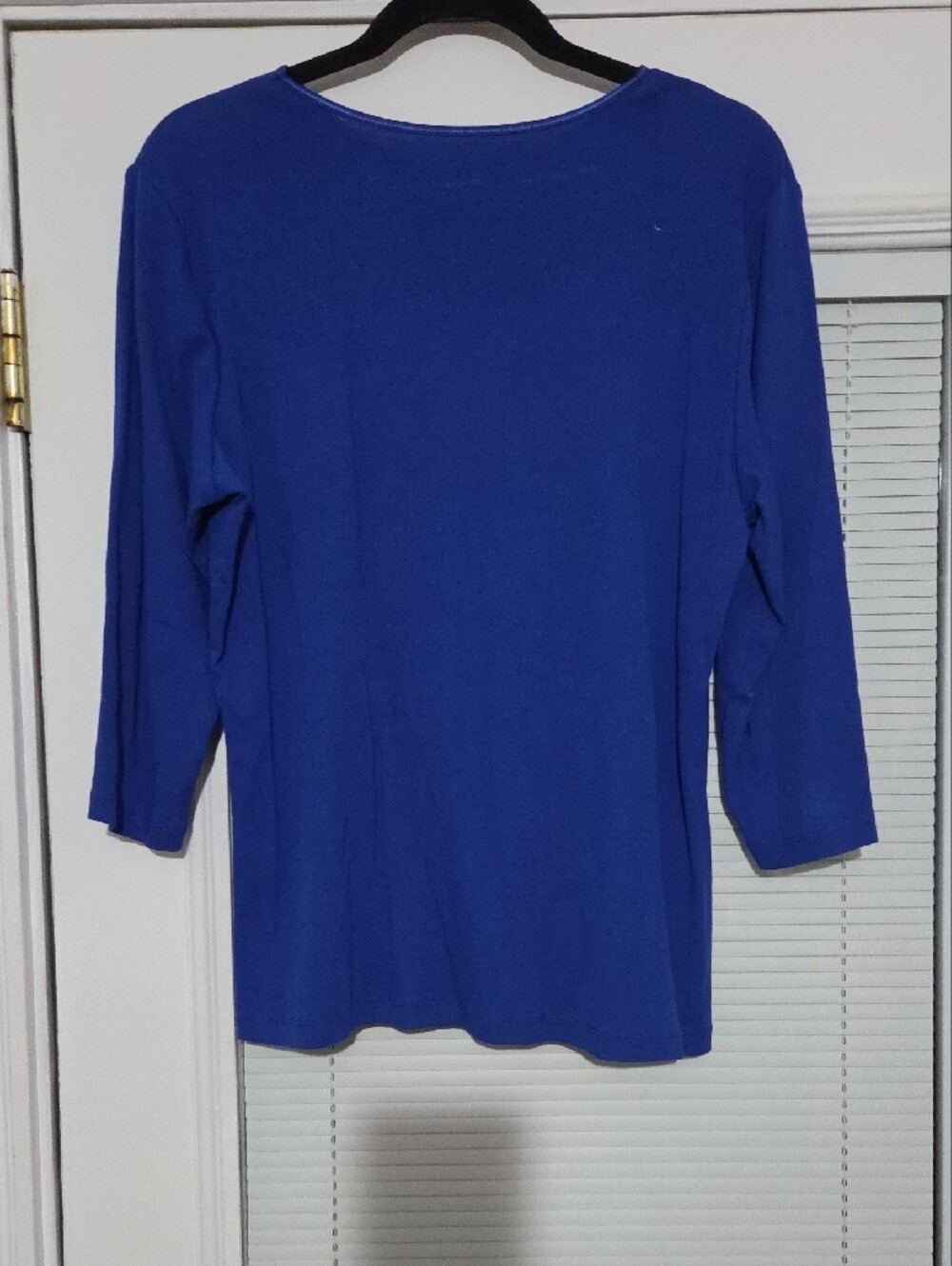 Christopher & Banks Cobalt Blue Long-Sleeve Boatneck Top - Picture 2 of 5
